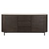 Buffet Arrondi Ritz travertin & chêne 185 cm- richmond-majdeltier-2 Buffet Arrondi Ritz travertin & chêne 185 cm