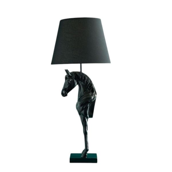 Lampe Cheval Wendy noir- werns