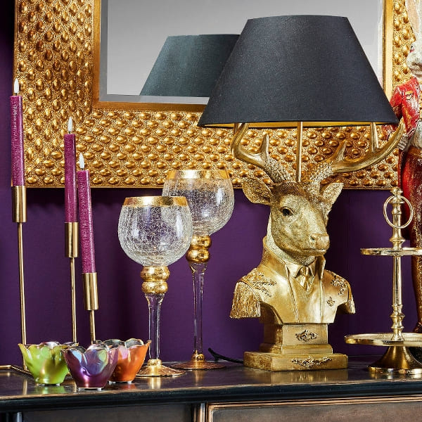 Lampe de Table Cerf Or WERNS