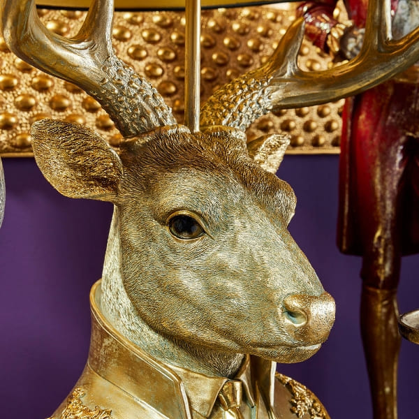 Lampe de Table Cerf Or WERNS
