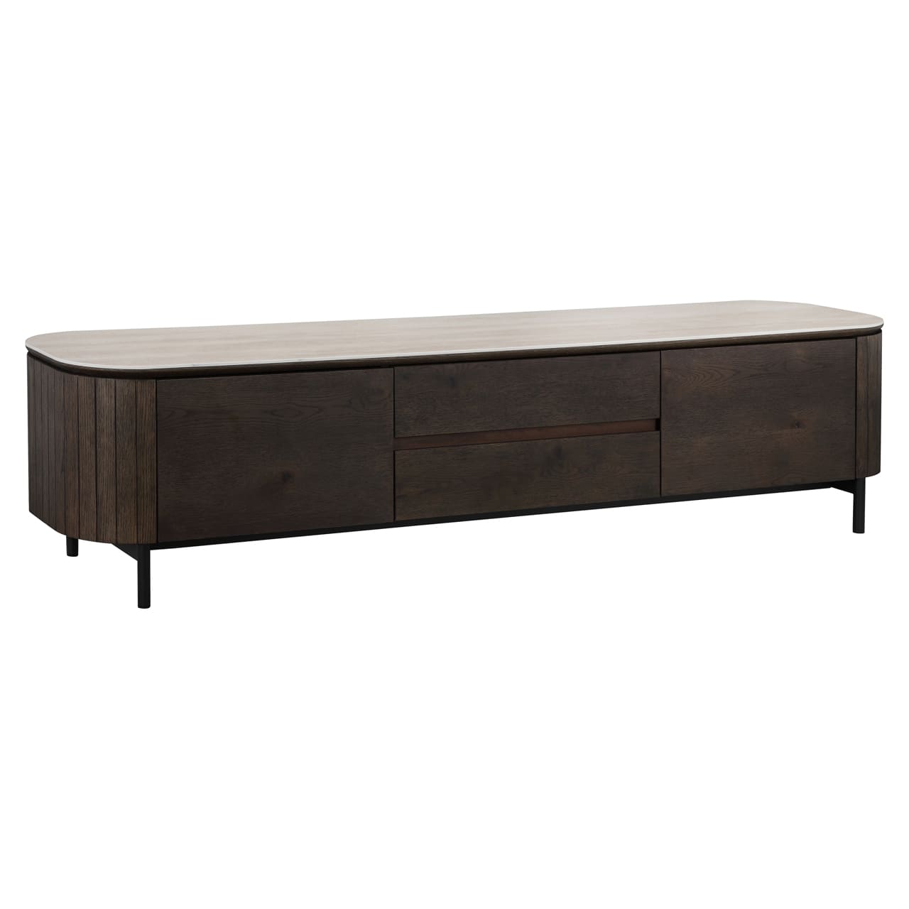 Meuble TV Arrondi Ritz 200 cm