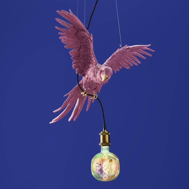 Plafonnier Perroquet Percy, rose-werns