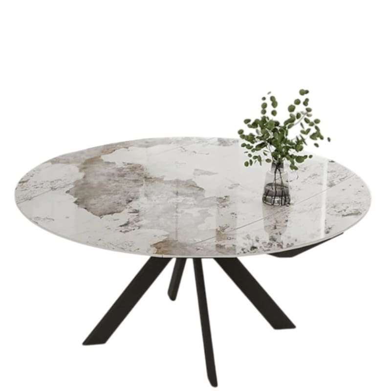 Table ronde céramique Paloma Ø150 - Plateau rotatif