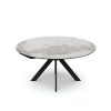 Table ronde ceramique Paloma O150 diametre 160 Plateau rotatif majdeltier 8