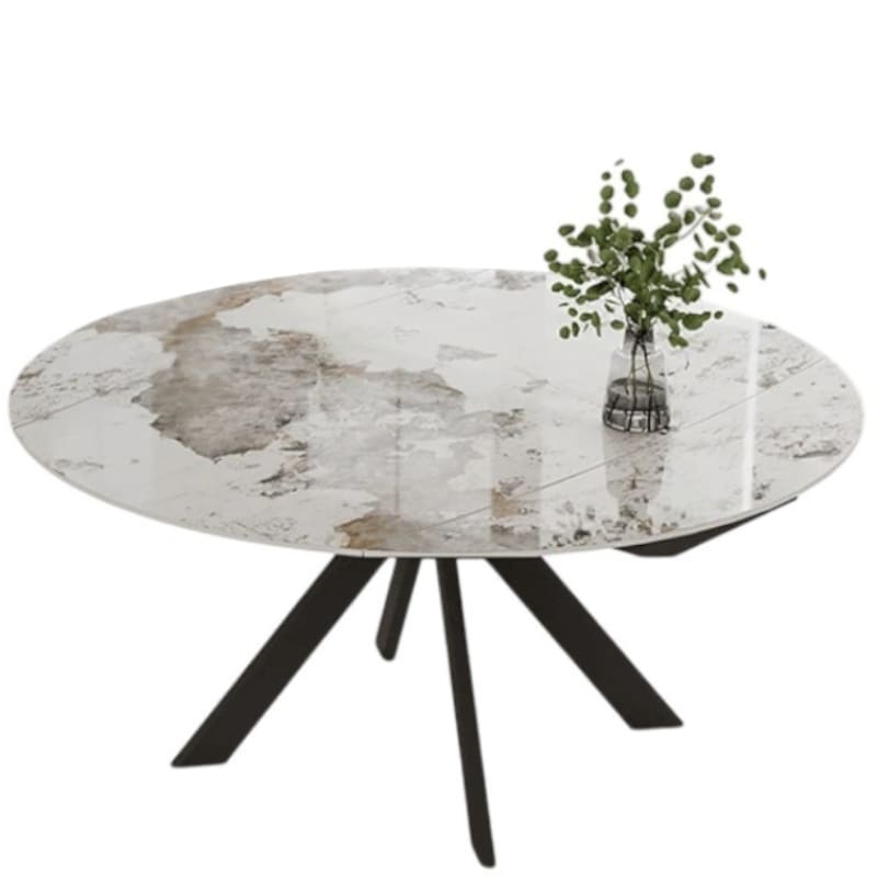 Table Ronde céramique Paloma Ø160 - Plateau rotatif