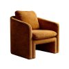 Fauteuil Paola Ocre orange confortable elegant majdeltier 4