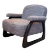 fauteuil arlo, fauteuil design avec un piétement signature