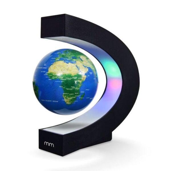 Globe terrestre en lévitation - un objet fascinant entre science et design