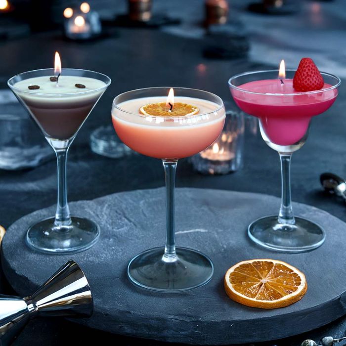 cocktail candle set