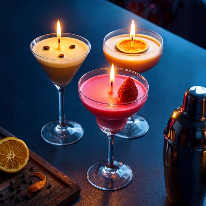 cocktail candle set3