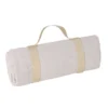 Nappe pique-nique carrée beige chic 140x140 imperméable