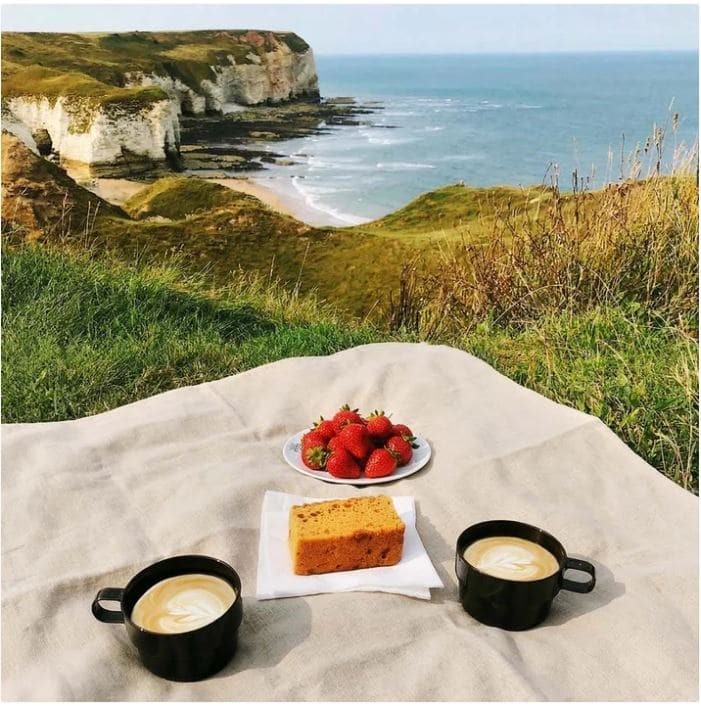 Nappe pique nique beige 4