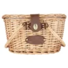 Panier pique nique 2 personnes Rivoli en osier naturel couple romantique 3