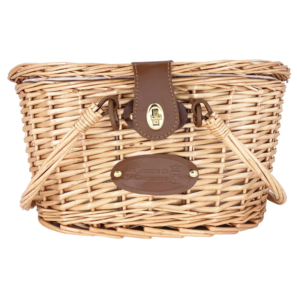 Panier pique nique 2 personnes Rivoli en osier naturel couple romantique 3