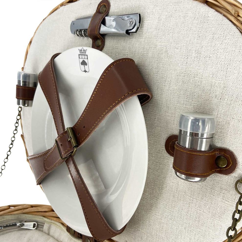 panier pique-nique 2 personnes Rivoli, signé Les Jardins de la Comtesse