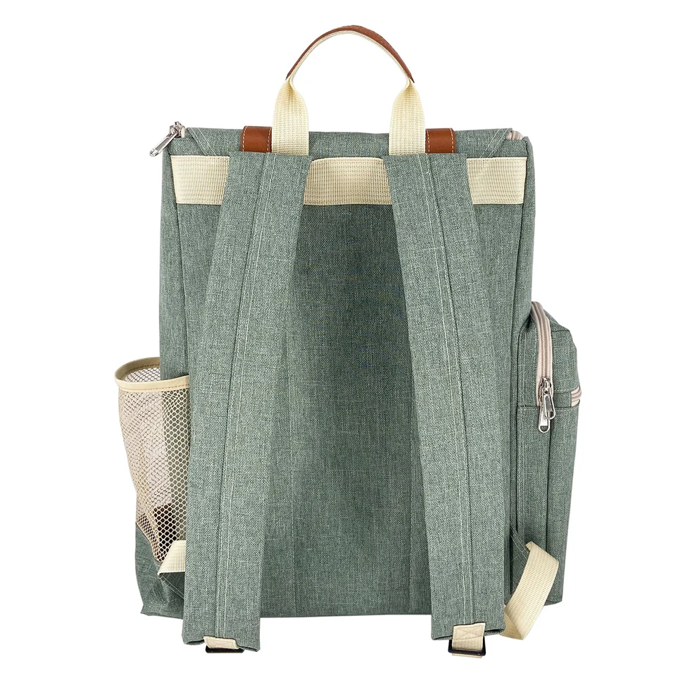 Sac a dos pique nique vert kaki 4 personnes 6