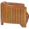 fauteuil club canoe cuir 3