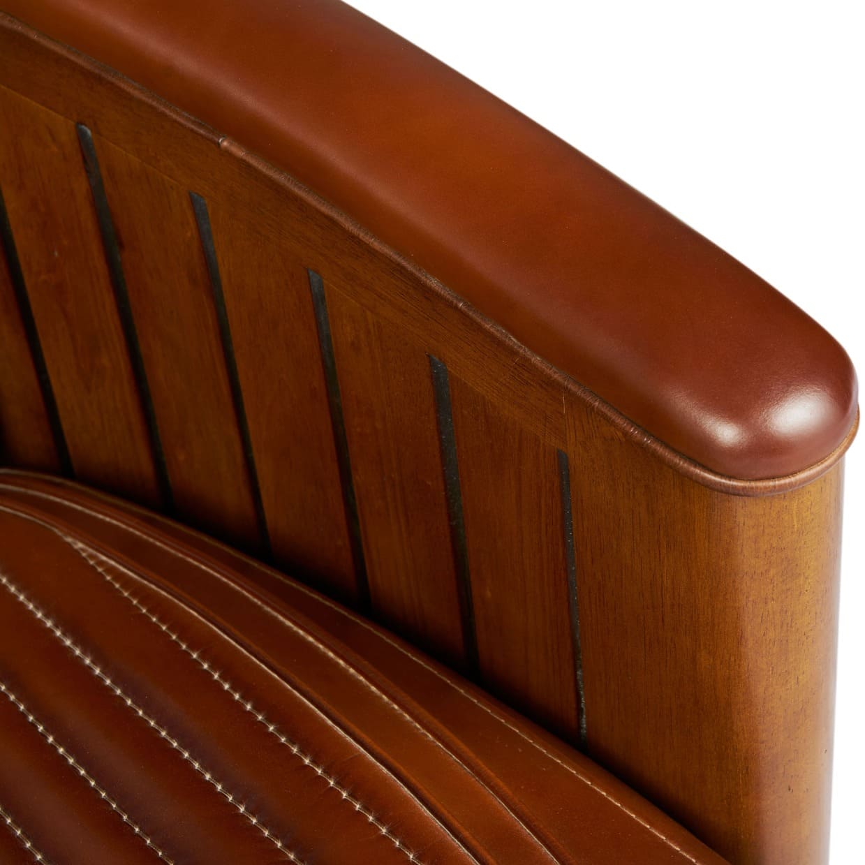 fauteuil club canoe cuir 7