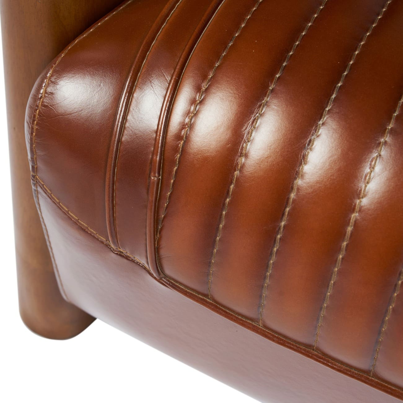 fauteuil club canoe cuir 9