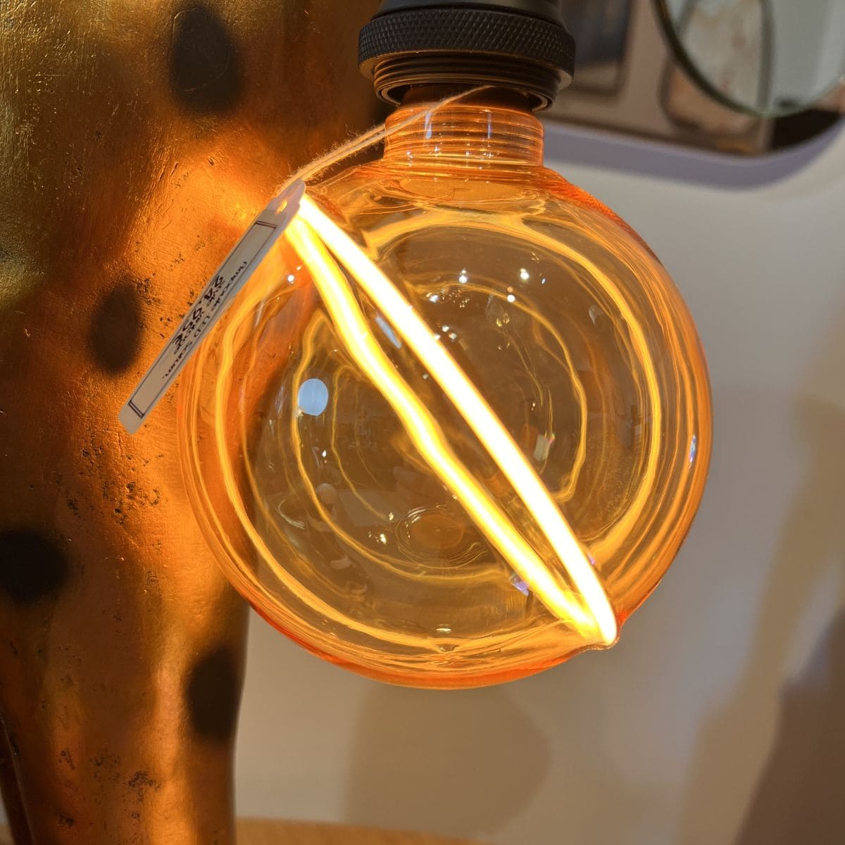 2 ampoule led decoration anneau saturne, blanc chaud, werns