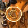 3 ampoule led decoration anneau saturne, blanc chaud, werns