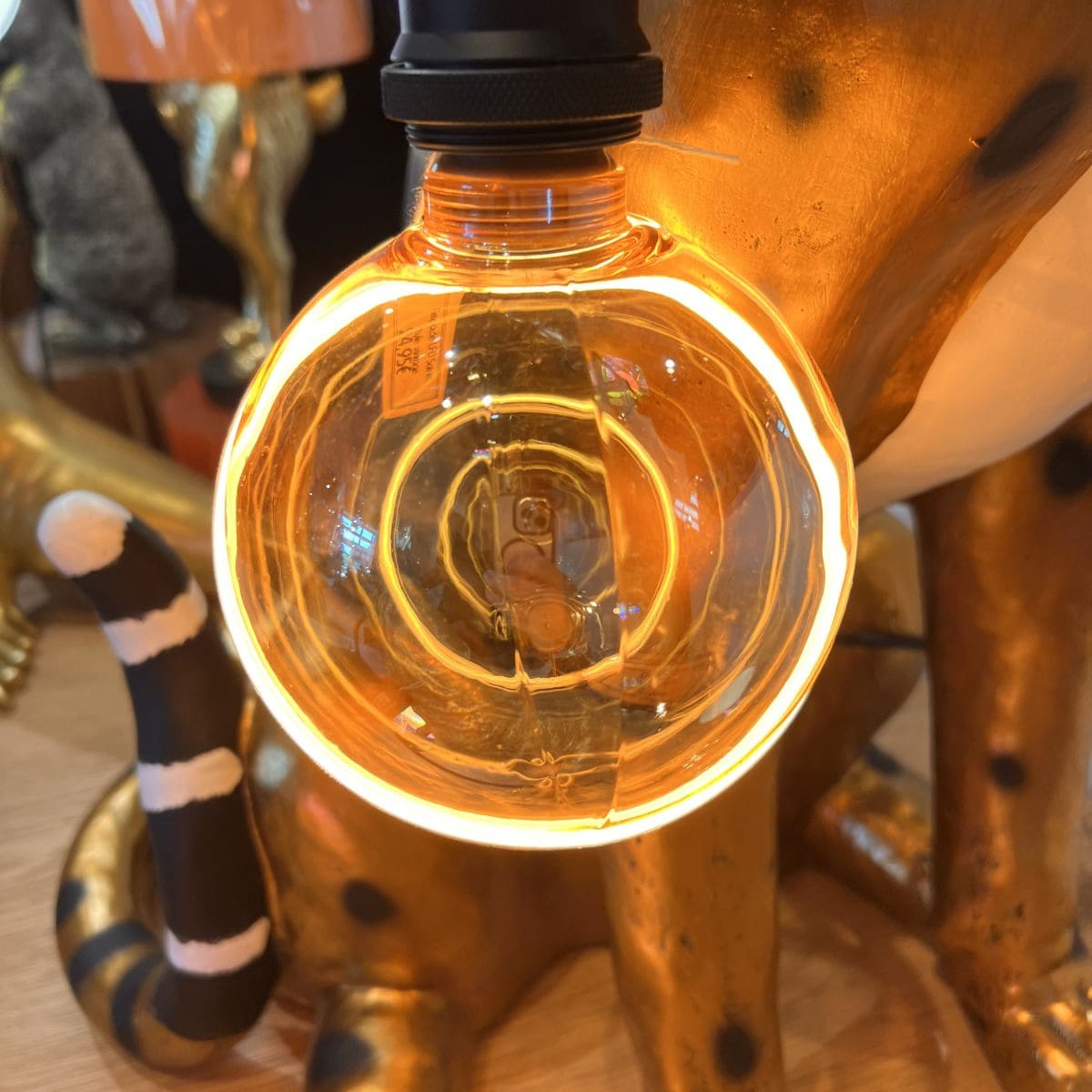 3 ampoule led decoration anneau saturne, blanc chaud, werns