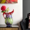 Vase Fiore en verre piece sculpturale faite main 2