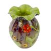 Vase Flora multicolore fait main verre style Murano