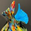 verrerie d'art L'Onda vase en verre : pièce sculpturale faite main