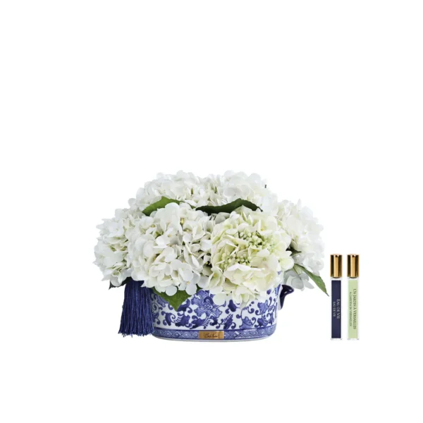 CÔTE NOIRE - Chinoiserie Hortensias Ivoire