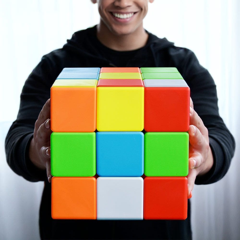 Rubiks-Cube-XXL-mega-cube-3x3-geant-majdeltier-3 Mega Cube xxl géant 3x3 de 18,8 cm inspiré du célèbre Rubik's Cube