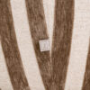 Texture tissu rayé beige marron Richmond Interior, canapé Luxandra