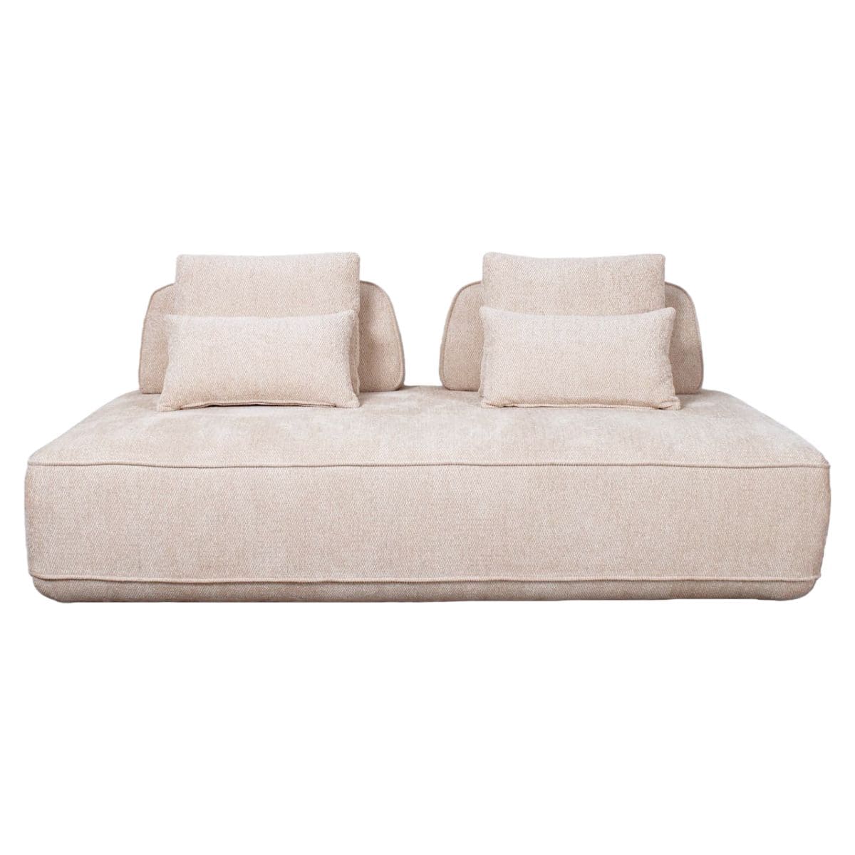 Canapé-Tudor-2,5-places-avec-dossier-amovible-richmond-beige-rectangulaire-chaise-longue-moderne-majdeltier-4 Canapé Tudor modulable vue de face, coussins déco