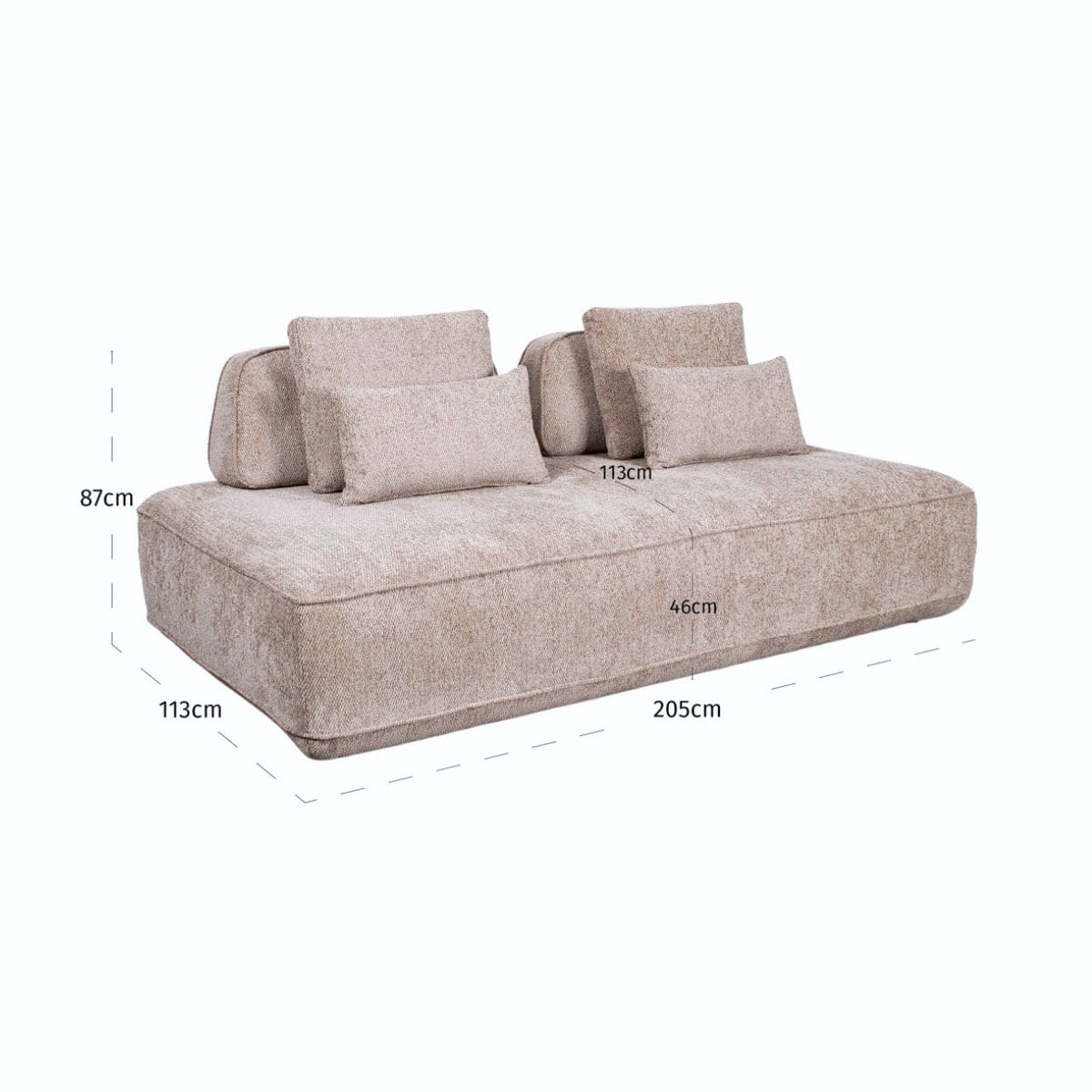 Canapé-Tudor-2,5-places-avec-dossier-amovible-richmond-mocca-rectangulaire-chaise-longue-moderne-majdeltier-5 Canapé Tudor modulable, dimensions 205x113x87 cm, tissu mocca