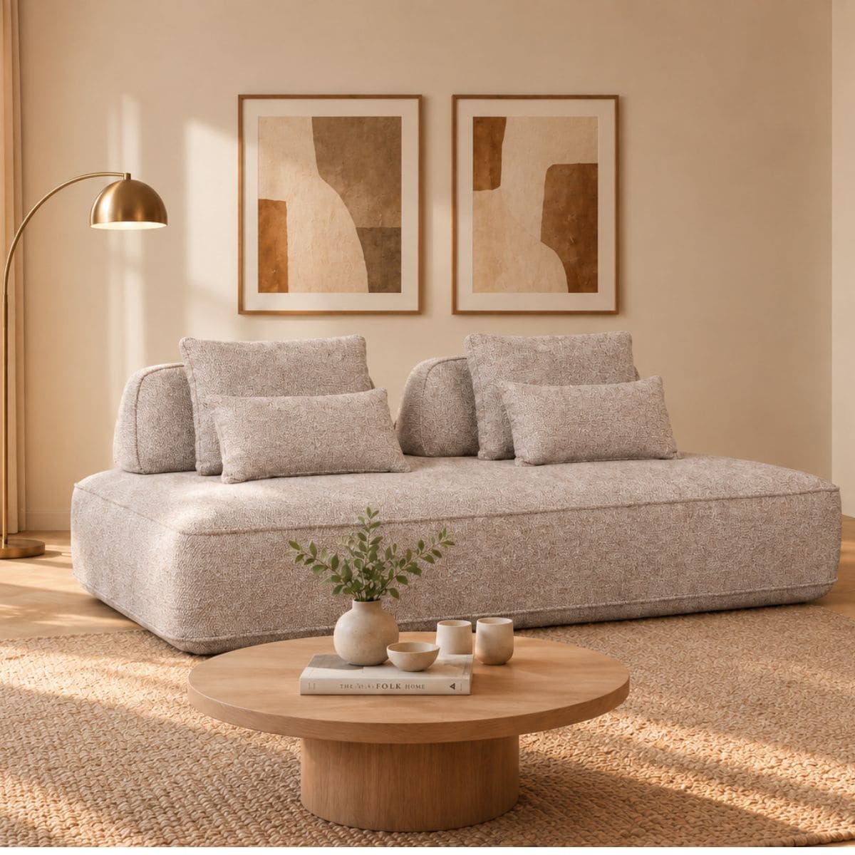 Canapé-Tudor-2,5-places-avec-dossier-amovible-richmond-mocca-rectangulaire-chaise-longue-moderne-majdeltier-b Canapé Tudor modulable dans un salon lumineux, tissu mocca