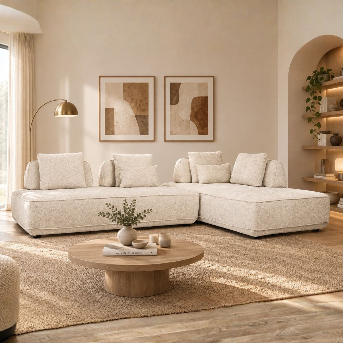 Canapé-angle-Tudor-2-modules-2,5-places-avec-dossier-amovible-richmond-beige-rectangulaire-chaise-longue-moderne-majdeltier-4 Canapé Tudor modulable en angle dans un salon contemporain