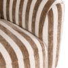 Détail accoudoir et coussin rayé, fauteuil Luxandra Richmond Interior
