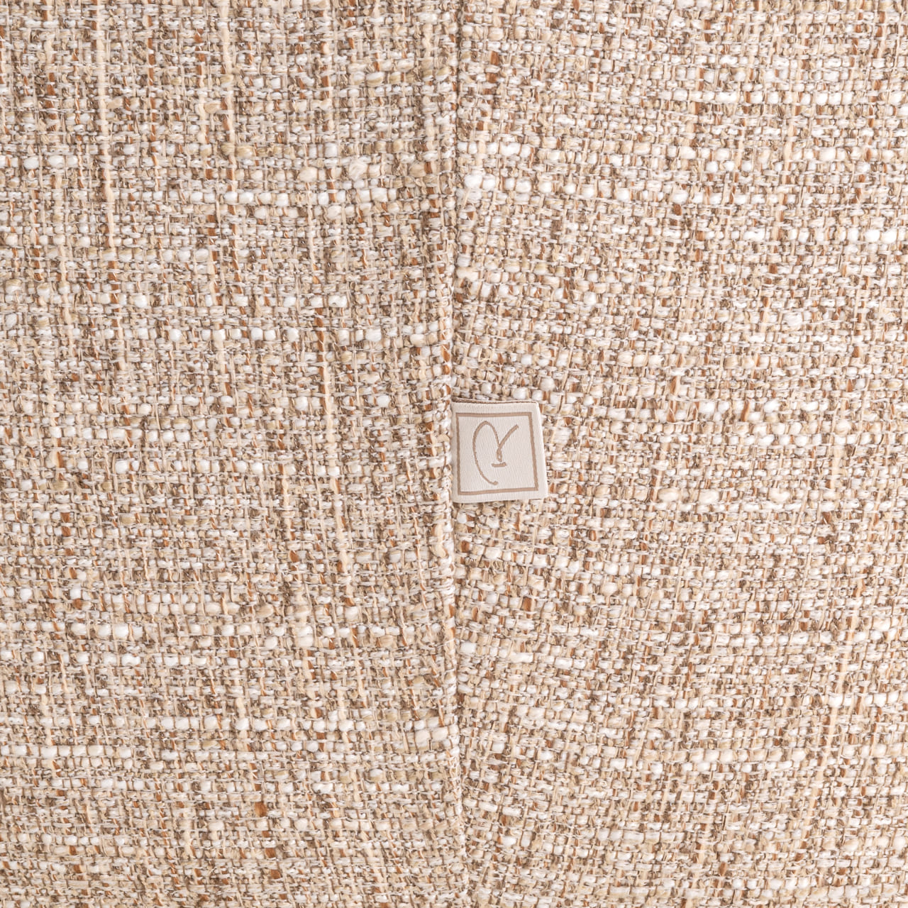 Texture tissu tweed sable beige Richmond Interior, canapé Luxandra