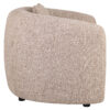fauteuil Luxandra beige vue accoudoir profil