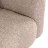 Détail assise et dossier fauteuil Luxandra beige