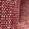 Fauteuil Pivotant Pétales 14 zoom tissu silencio rouge